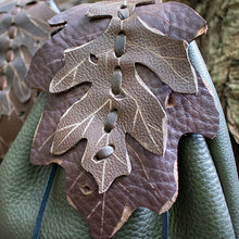 Load image into Gallery viewer, Medieval Renaissance Leather Drawstring Coin Pouch Bag