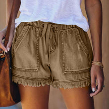 Load image into Gallery viewer, Women's Casual Denim Shorts With Pockets Cotton Jeans Shorts