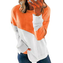 Load image into Gallery viewer, Crew Neck Contrast Sweatshirt