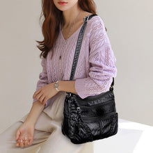 Load image into Gallery viewer, Large Capacity Wave Leather Case