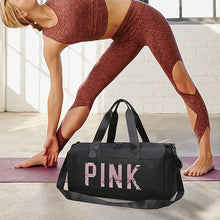Load image into Gallery viewer, Nylon Pink Fitness Bag