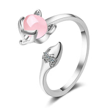 Load image into Gallery viewer, Rhinestone Fox Ring