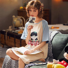 Load image into Gallery viewer, Summer Pajamas Cute Dress