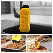 Load image into Gallery viewer, 3-in-1 Silicone Cleaning Brush Scrub,Scrape & Squeegee