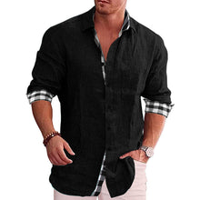 Load image into Gallery viewer, Gentleman Paneled Casual Buttons Pocket Blouse