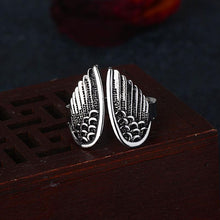Load image into Gallery viewer, Angel Wing Silver Ring