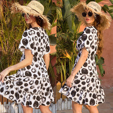 Load image into Gallery viewer, French Printed Chiffon Dress