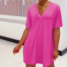 Load image into Gallery viewer, V-neck Batwing Sleeve Top & Short Set