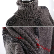 Load image into Gallery viewer, Lattice Cloak Poncho Sweater