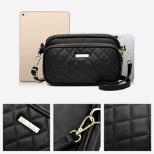 Load image into Gallery viewer, Triple Zip Crossbody Bag