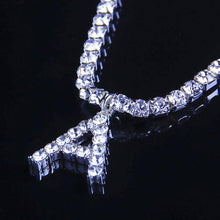 Load image into Gallery viewer, Rhinestone Letter Anklets