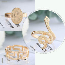 Load image into Gallery viewer, Vintage Knuckle Rings Set