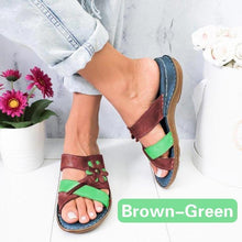Load image into Gallery viewer, Women's Summer Floral Comfortable Sandals