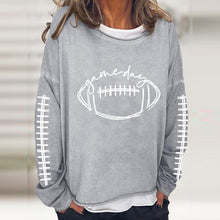 Load image into Gallery viewer, Women's Gameday Football Lover Casual Long-Sleeve T-Shirt