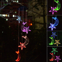 Load image into Gallery viewer, Moon & Stars Solar Light