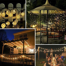 Load image into Gallery viewer, Solar-Powered Crystal Ball String Lights