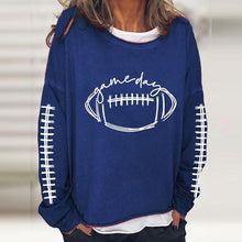 Load image into Gallery viewer, Women's Gameday Football Lover Casual Long-Sleeve T-Shirt