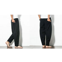 Load image into Gallery viewer, Men's Summer Casual Cotton Baggy Harem Pants