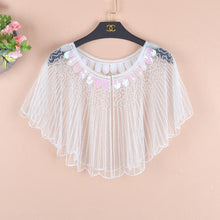 Load image into Gallery viewer, Vintage Women Sequin Cape Dress Shawl
