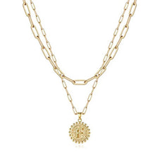 Load image into Gallery viewer, Gold Initial Necklaces for Women