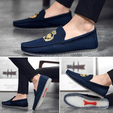 Load image into Gallery viewer, Men's Embroidered Loafers