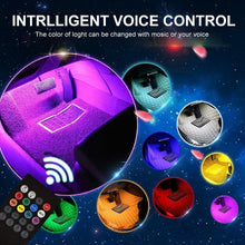 Load image into Gallery viewer, Hirundo Car Interior Lights with Sound Active Function and Wireless Remote Control