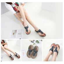 Load image into Gallery viewer, Bohemian Rhinestone Flip Flops