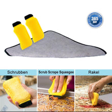 Load image into Gallery viewer, 3-in-1 Silicone Cleaning Brush Scrub,Scrape & Squeegee