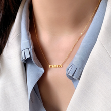 Load image into Gallery viewer, Letter "mama" Pendant Necklace