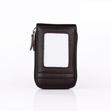 Load image into Gallery viewer, RFID Anti-theft Brushed Leather Organ Card Holder