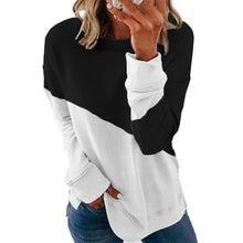 Load image into Gallery viewer, Crew Neck Contrast Sweatshirt