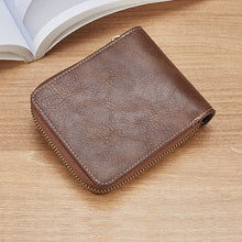 Load image into Gallery viewer, Men's New Short Fashion Multi-card Horizontal Zipper Wallet