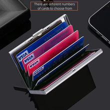 Load image into Gallery viewer, Ultra-thin Anti-theft Brush Anti-demagnetization Metal Card Case