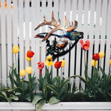 Load image into Gallery viewer, Rustic Style Wild Animals Metal Wall Decoration Art