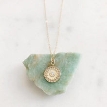 Load image into Gallery viewer, Crescent Moon & Sun Necklace