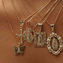 Load image into Gallery viewer, Butterfly Initial "A" Necklace