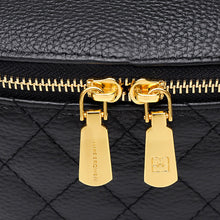 Load image into Gallery viewer, Cowhide Leather Rhombus Pattern Waist Bag