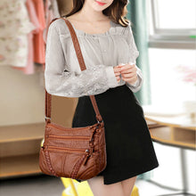 Load image into Gallery viewer, Large Capacity Wave Leather Case