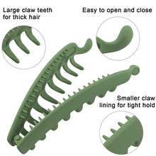 Load image into Gallery viewer, Large Banana Hair Clips