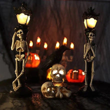 Load image into Gallery viewer, Resin Skeleton Decoration Light & Skull Crow Light