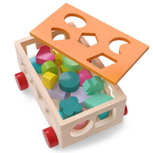 Load image into Gallery viewer, 17 hole building block car toy