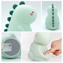 Load image into Gallery viewer, Rechargeable Dinosaur Night Light