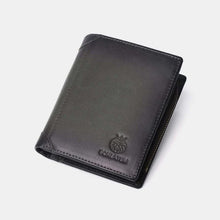 Load image into Gallery viewer, Men's Leather Bifold Wallet with Anti-theft RFID Blocking