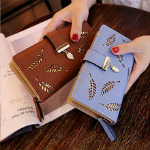 Load image into Gallery viewer, WOMEN'S WALLET WITH CUT-OUT DESIGN