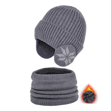 Load image into Gallery viewer, Children's Winter Fleece Scarf Suit