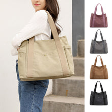 Load image into Gallery viewer, Vintage Simple Canvas Bag
