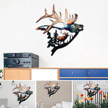 Load image into Gallery viewer, Rustic Style Wild Animals Metal Wall Decoration Art