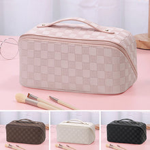 Load image into Gallery viewer, Vintage Check Cosmetic Bag