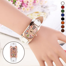 Load image into Gallery viewer, Vintage Leather Quartz Stone Women's Watch