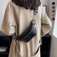 Load image into Gallery viewer, Retro Leather Wide Strap Waist Bag